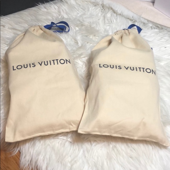 100% AUTHENTIC A Pair of LV DUST BAG (brand NeW) - Picture 3 of 10